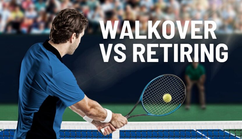 Walkover vs Retiring in tennis